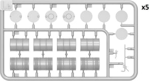 MiniArt 49001 US FUEL DRUMS 55 GAL. 1/48 – image 3