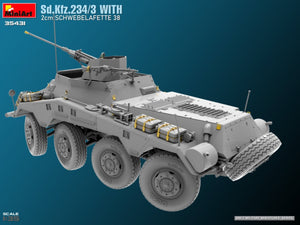 MiniArt 35431 Sd.Kfz.234/3 With 2cm Schwebelafette 38 1/35 – immagine 6