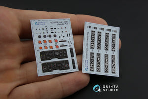 Quinta Studio QD35016 Ural-4320 3D-Printed &amp;amp; coloured Interior on decal paper (for Zvezda kit) 1/35 – immagine 2