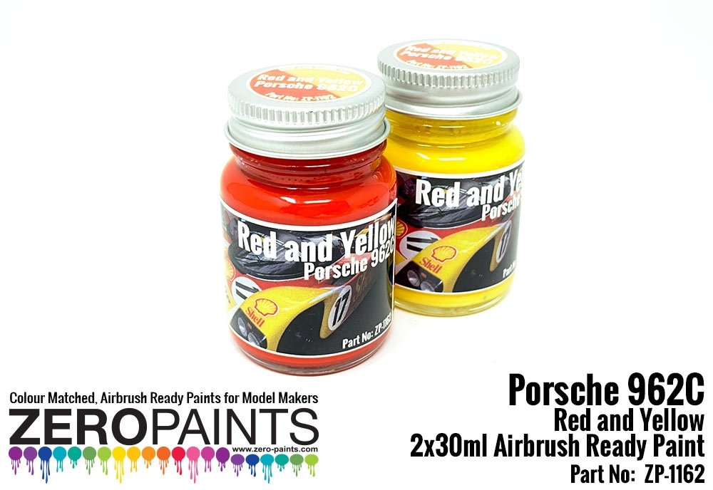 Zero Paints ZP-1162 Porsche 962C Shell Paint Set 2x30ml – image 2