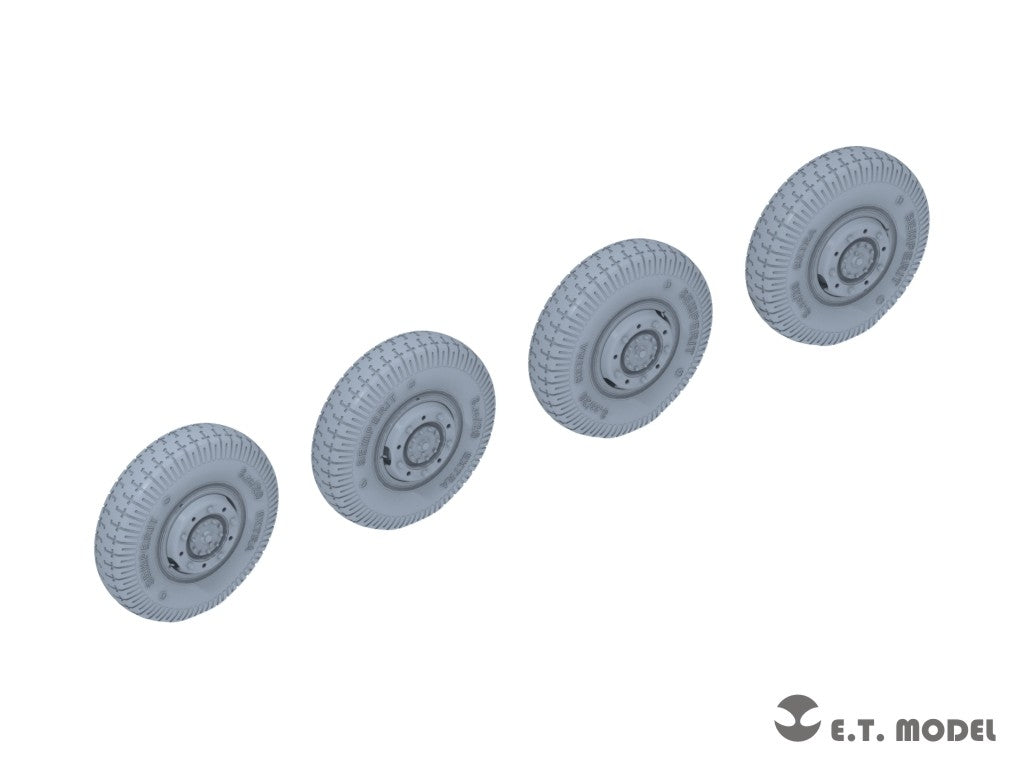 ET Model P35-105 WWII German Sd.Kfz.234 Large Diameter Weighted Wheels Type.5 1/35 – image 2