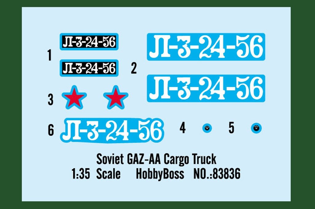 Hobby Boss 83836 Soviet GAZ-AA Cargo Truck – zdjęcie 4