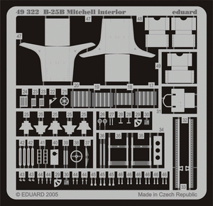 Eduard 49322 B-25B interior 1/48 ACCURATE MINIATURES – image 2