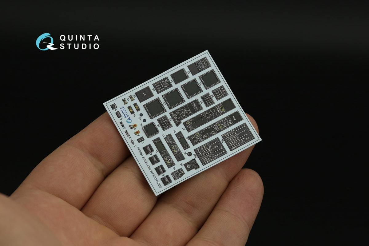 Quinta Studio QD35104 AH-64DI Saraf 3D-Printed &amp;amp; coloured Interior on decal paper (Takom) 1/35 – Bild 6