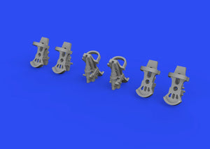 Eduard 672292 Luftwaffe rudder pedals PRINT 1/72 – imagen 2