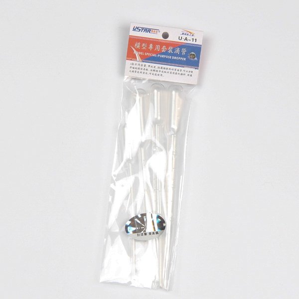 Pipettes compte-gouttes U-Star UA-90111 (jeu de 4 pipettes)