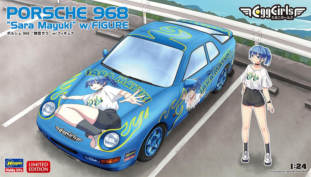 Hasegawa SP615 Porsche 968 &amp;quot;Sara Mayuki&amp;quot; with Figure 1/24