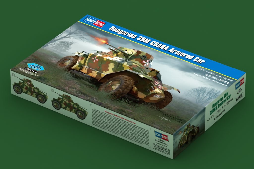 Hobby Boss 83866 Hungarian 39M CSABA Armored Car 1/35 – zdjęcie 2
