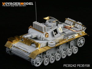 Voyager Model PE35242 WWII German Pz.Kpfw.III Ausf.N sPz.Abt 501 Afrika For DRAGON 6431 1/35 – immagine 2
