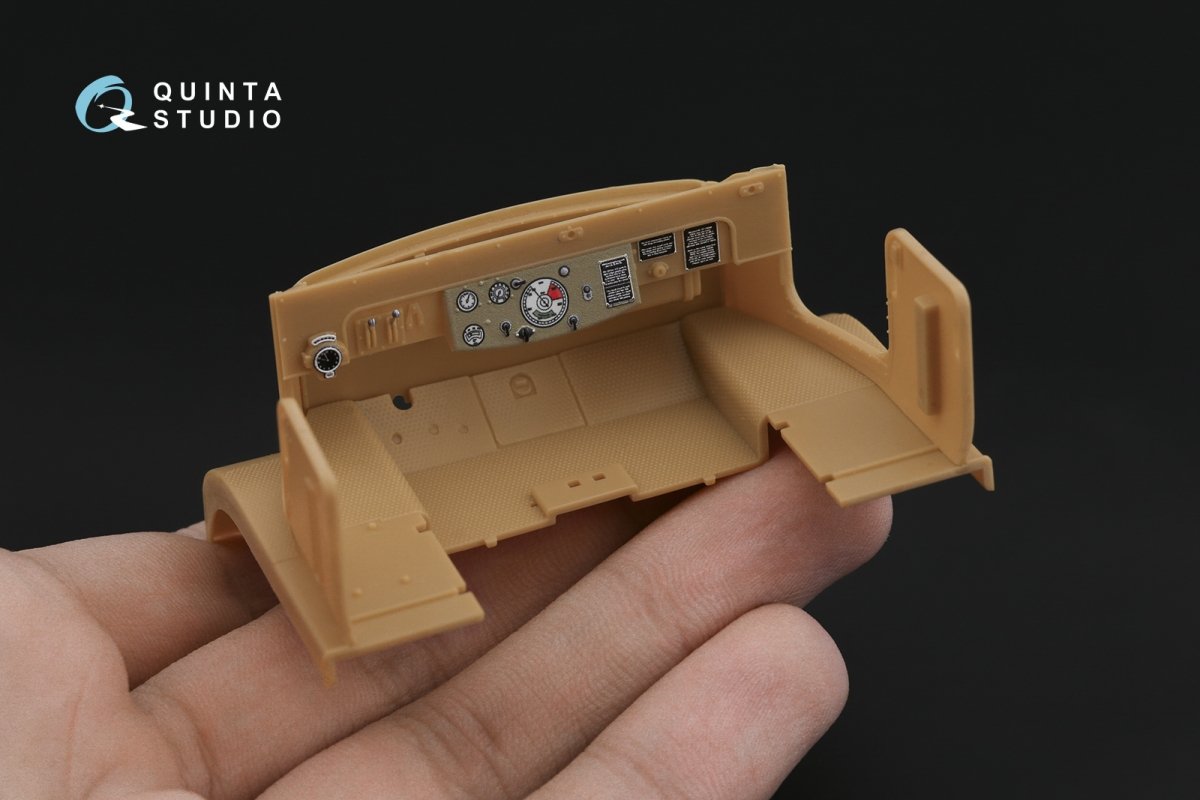 Quinta Studio QD35075 Sd.Kfz.6-1 BN9b 3D-Printed &amp;amp; coloured Interior on decal paper (Bronco) 1/35 – Bild 3