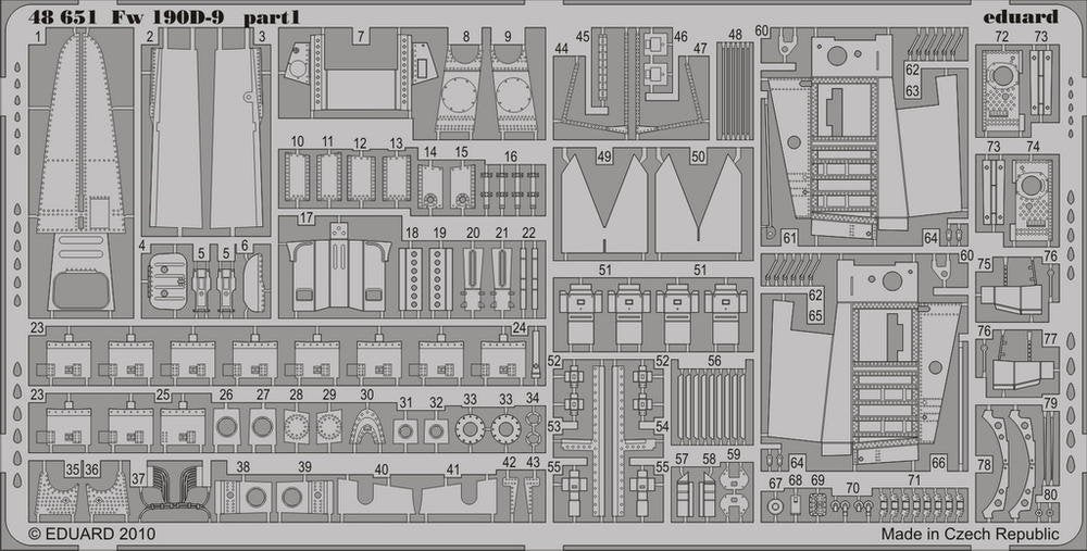 Eduard 48651 Fw 190D-9 1/48 EDUARD – immagine 2