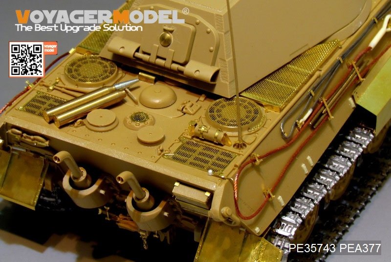 Voyager Model PE35743 WWII German King Tiger (Porsche Turret) （For TAMIYA 35169） 1/35 – Bild 2