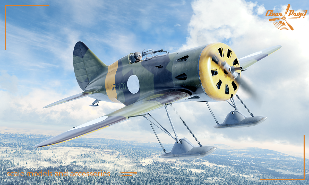Clear Prop! CP72048 I-16 type 5 en service finlandais - Kit de démarrage 1/72 – image 3
