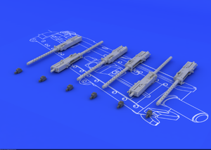 Eduard 648075 Browning M-2 guns (6pcs) 1/48 – immagine 2