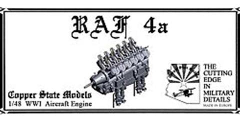 Ensemble de moteur d'avion Copper State Models E48-008 RAF 4a 150 ch 1/48