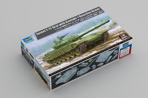 Trumpeter 09602 Char soviétique T-72 Ural avec blindage réactif Kontakt-1, échelle 1/35 – image 2