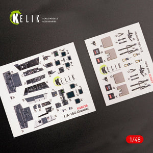 KELIK K48036 EA-18G &amp;quot;GROWLER&amp;quot; INTERIOR 3D DECALS FOR MENG KIT 1/48 – zdjęcie 2
