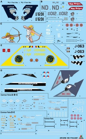Italeri 2786 F-16 A Fighting Falcon 1/48 – immagine 2