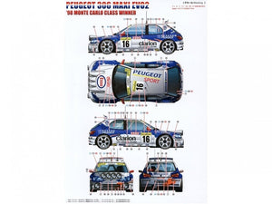 Beemax 24026 Peugeot 306 Maxi EVO2 1998 Monte Carlo Rally Class Winner 1/24 – Bild 13