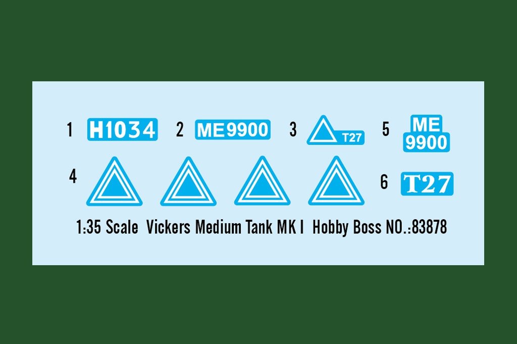 Hobby Boss 83878 Vickers Medium Tank MK I – image 4