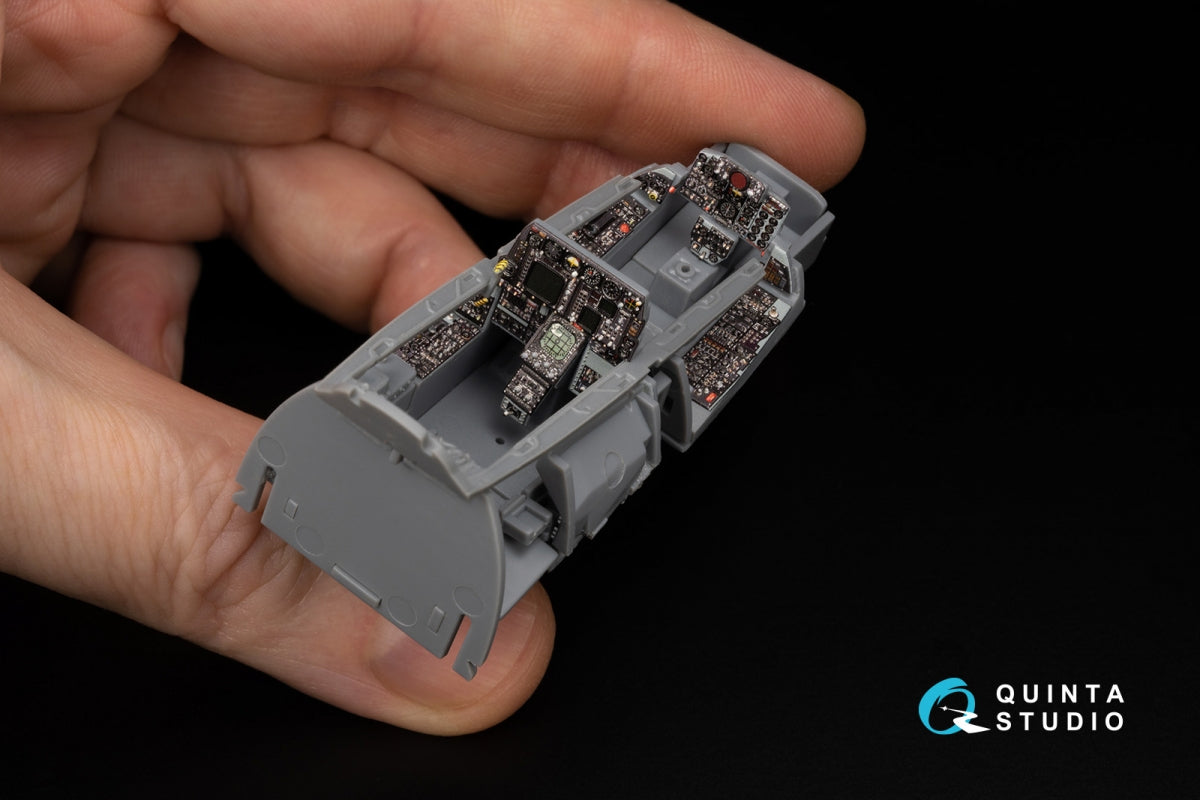 Quinta Studio QD+48448 F-4G early 3D-Printed &amp;amp; coloured Interior on decal paper (Zoukei Mura SWS) (with 3D-printed resin parts) 1/48 – immagine 8
