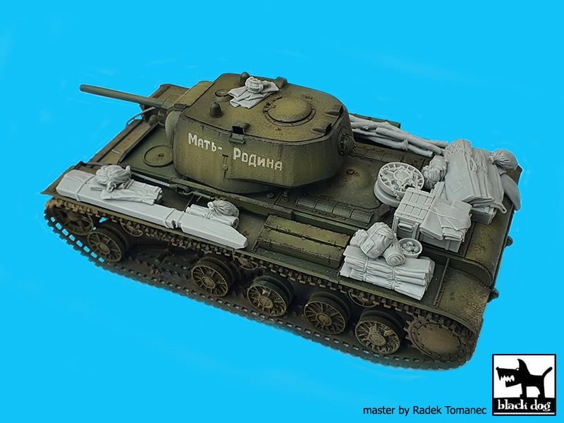 Black Dog T35226 Soviet heavy tank KV -1 accessories set 1/35 – immagine 4