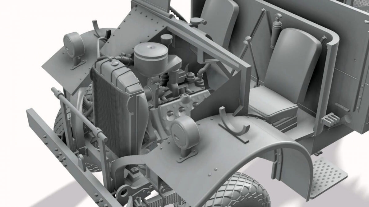 Thunder Model 35312 LRDG CMP F30 Truck w/ Ordnance 37 mm MKI Bofors Gun - Limited Bonus Edition 1/35 – image 6