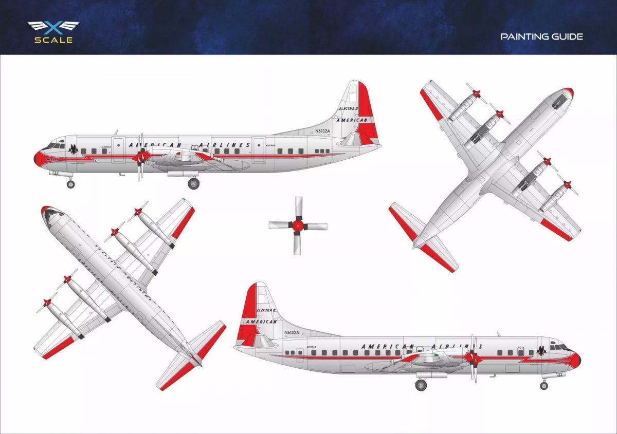 Maquette X-Scale 144005 Lockheed L-188 Electra au 1/144 – image 8
