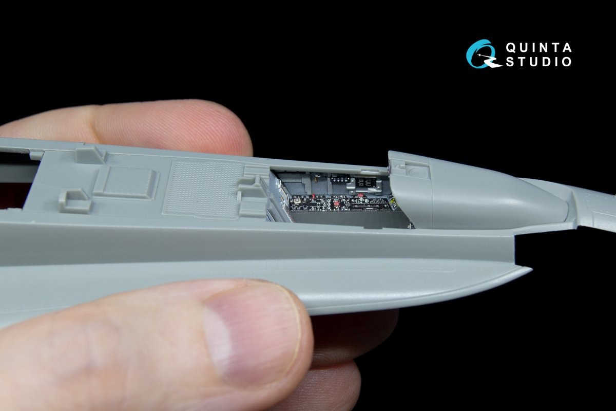 Quinta Studio QD48044 F/A-18C (early) 3D-Printed &amp;amp; coloured Interior on decal paper (for Kinetic) 1/48 – imagen 2