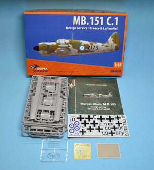 Dora Wings 48039 Marcel-Bloch MB.151 Hellenic AF / Luftwaffe 1/48 – image 2