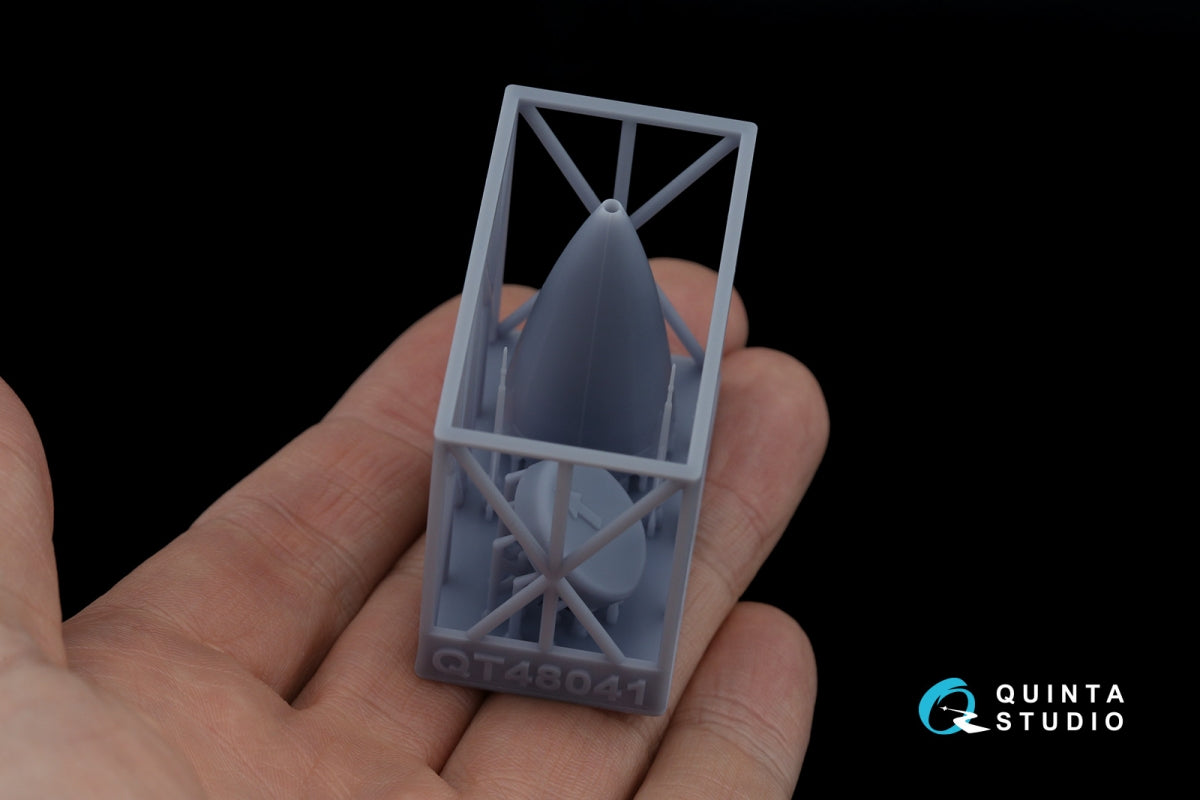 Quinta Studio QT48041 MiG-29K Сorrected nose cone (HobbyBoss) 1/48 – imagen 7
