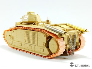 E.T. Model P35-019 WWII French Battle Tank B1 bis Workable Track ( 3D Printed ) 1/35 – imagen 4