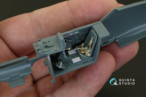Quinta Studio QD48087 Bf 109E-4/E-7 3D-Printed &amp;amp; coloured Interior on decal paper (for Eduard kit) 1/48 – zdjęcie 7