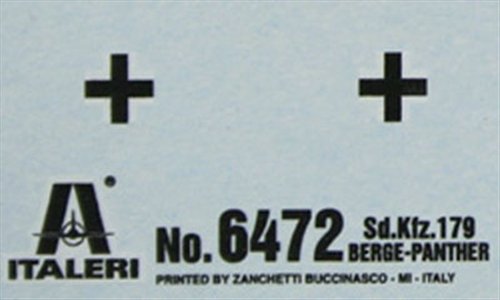 Italeri 6472 SD.KFZ.179 BERGEPANTHER 1/35 – immagine 7