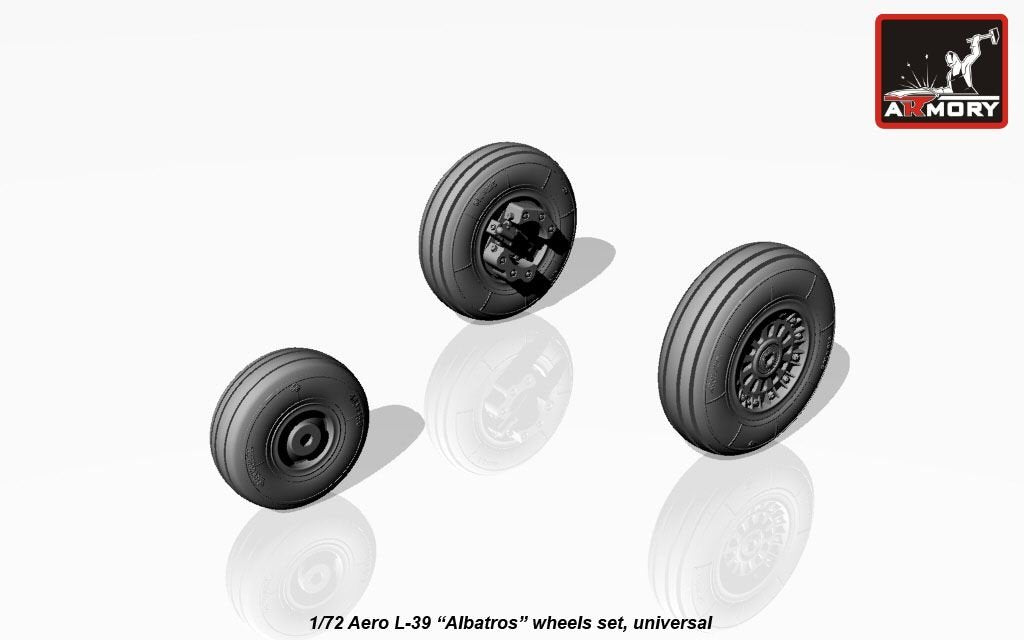 Armory Models AW72026 AERO L-39 Albatros wheels 1/72 – Bild 2