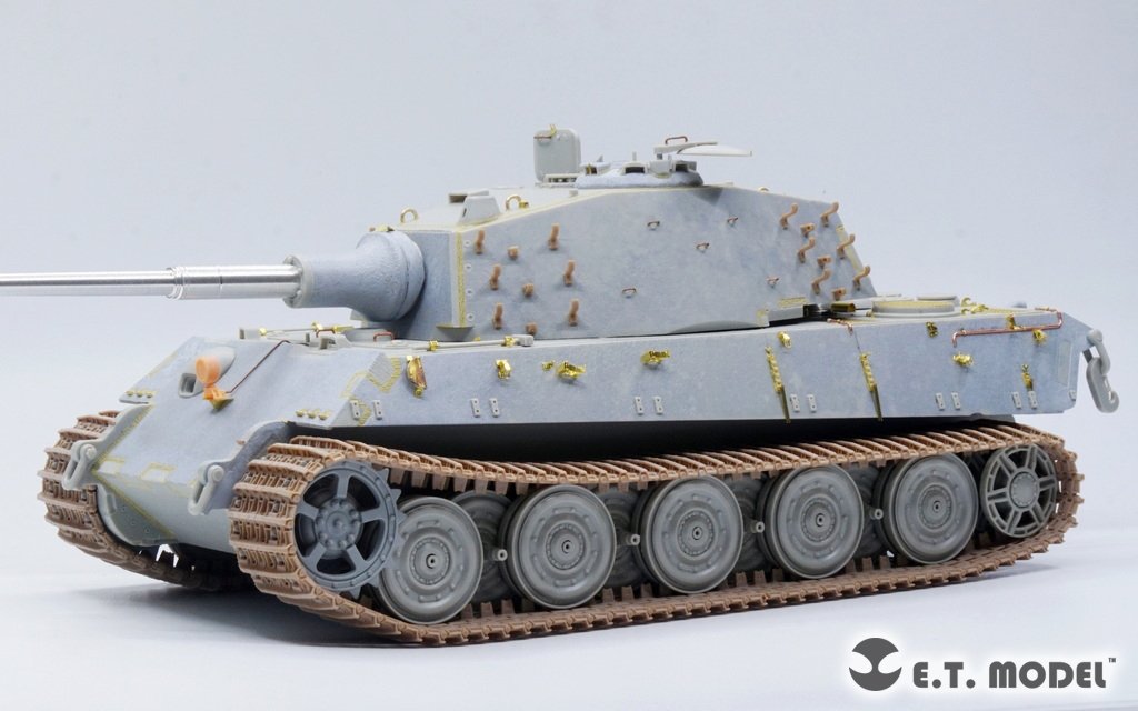 E.T. Model P35-069 WWII German KingTiger Single Workable Track (18 Teeth Late Type) ( 3D Printed ) 1/35 – imagen 4