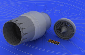 Eduard 648004 F-16CJ Block 52 engine 1/48 (Tamiya) – immagine 3