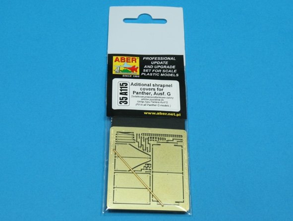 Aber 35A115 Aditional shrapnel covers for Panther Ausf.G 1/35 – Bild 3