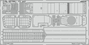 Eduard 73696 TBF/ TBM-1 Avenger 1/72 HASEGAWA – zdjęcie 3