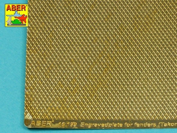Aber 16199 Grooved plate for use on fenders of German tanks Pz.I, Ausf.A/B or Pz.II, Ausf A to F 1/16 – image 3