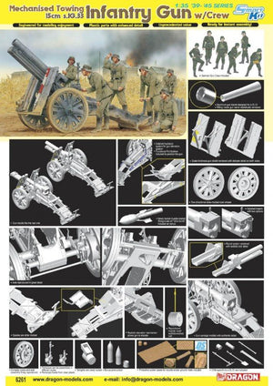 Dragon 6261 15cm Infantry Gun w. Crew 1/35 – image 2