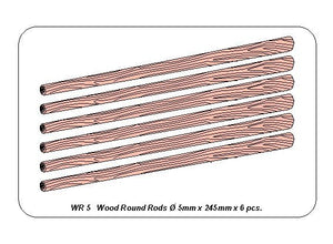 Aber WR5 Pręty drewniane 0,5 mm długość 245mm x6 szt. – Bild 3