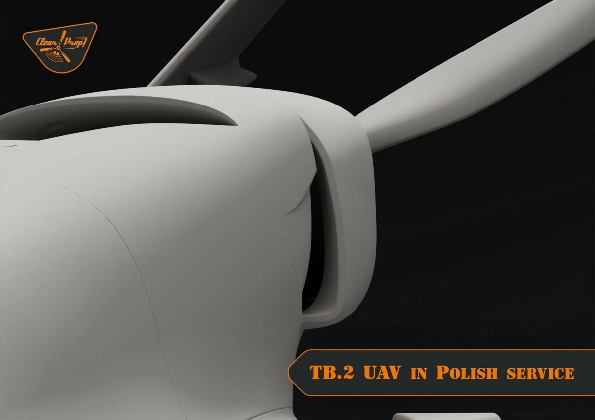 Clear Prop! CP4812 TB.2 UAV in Polish Service STARTER KIT 1/48 – zdjęcie 16