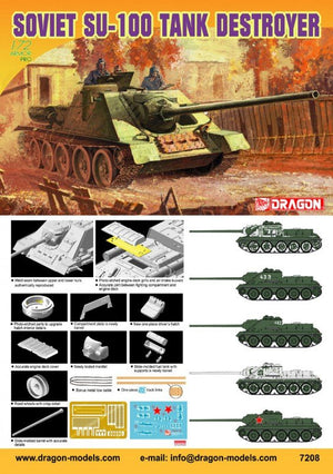 Dragon 7208 Soviet SU-100 1/72 – immagine 2