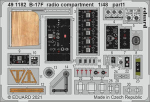 Eduard BIG49300 B-17F part III HKM 1/48 – immagine 4