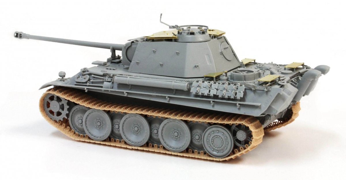 Dragon 6897 Panther Ausf.G Late Production w/Add-on Anti-Aircraft Armor 1/35 – Bild 2