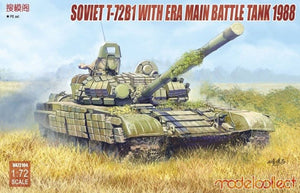 Modelcollect UA72104 Soviet T-72B1 with ERA Main Battle Tank 1988 1/72