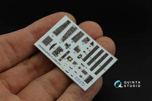 Quinta Studio QD72082 F-4J Early 3D-Printed &amp;amp; coloured Interior on decal paper (Fine Molds) 1/72 – zdjęcie 5