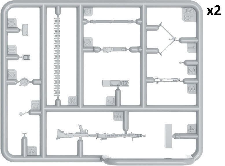 MiniArt 53044 GERMAN MACHINEGUNS SET. SPECIAL EDITION 1/35 – imagen 4