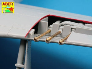 Aber A32108 Set of 6 turned US cal .50 (12,7mm) Browning M2 barrels for P-51 Mustang (1/32) – image 8